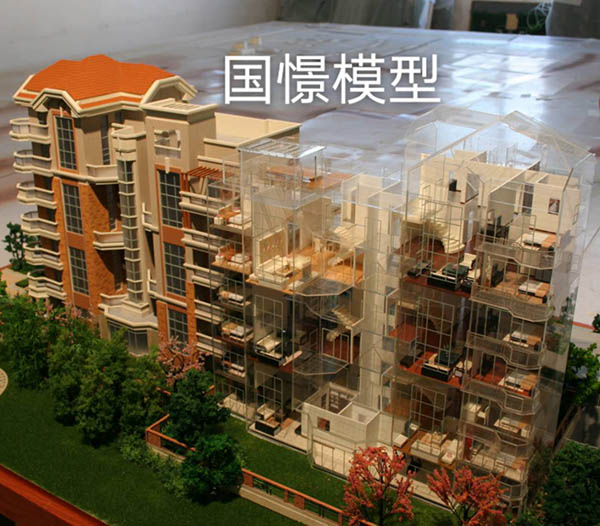 富锦县建筑模型